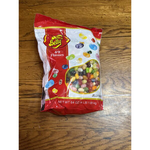 Jelly Belly Original Gourmet Beans 49 Flavors 64 oz 4 lb Fat Free Kosher NEW